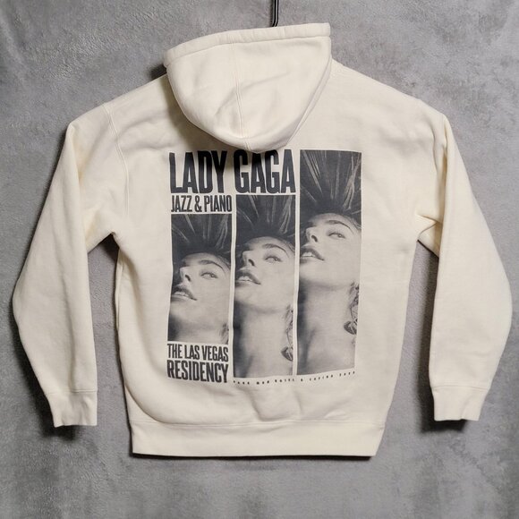 Lady Gaga Hoodie Mens Medium Jazz Piano Las Vegas Residency Tour 2023 Pullover - Picture 1 of 7